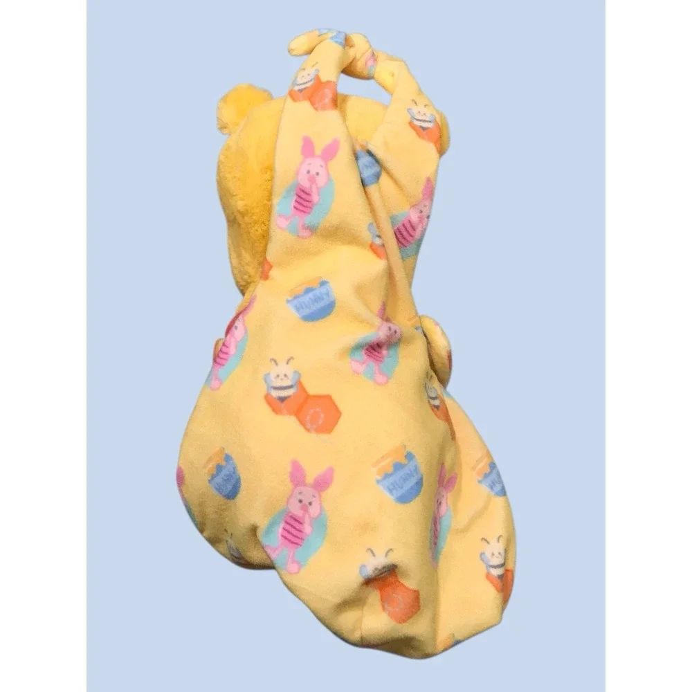 Disney Parks Babies Plush Winnie‎ The Pooh Baby Pooh With Swaddle Blanket NWOT